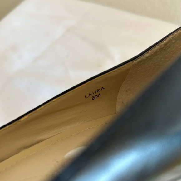 Black Tahari Laura Round Toe Stilletto Size 8 - Picture 9 of 11